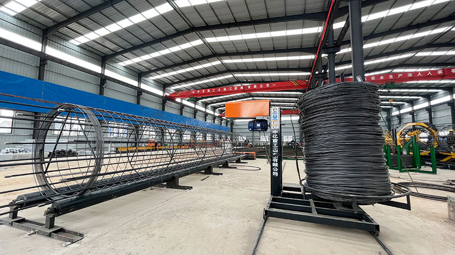 数控钢筋笼绕筋机 数控钢筋笼绕筋机